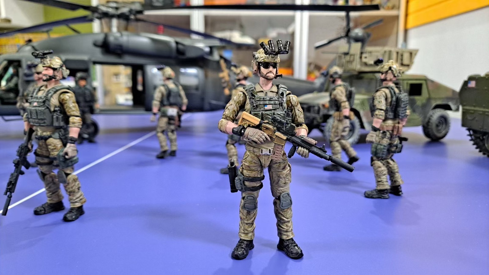 Custom 10 pcs 1/18 HK416 Assault Rifle models for 3.75\