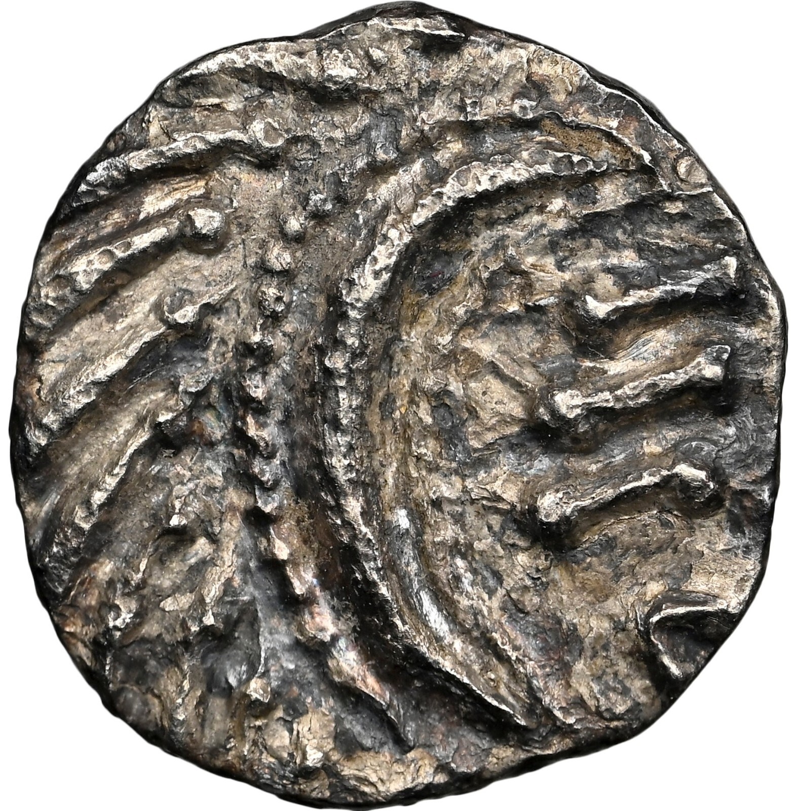 England - Anglo-Saxon - Continental Silver Sceat - 695-740 AD - NGC AU Details