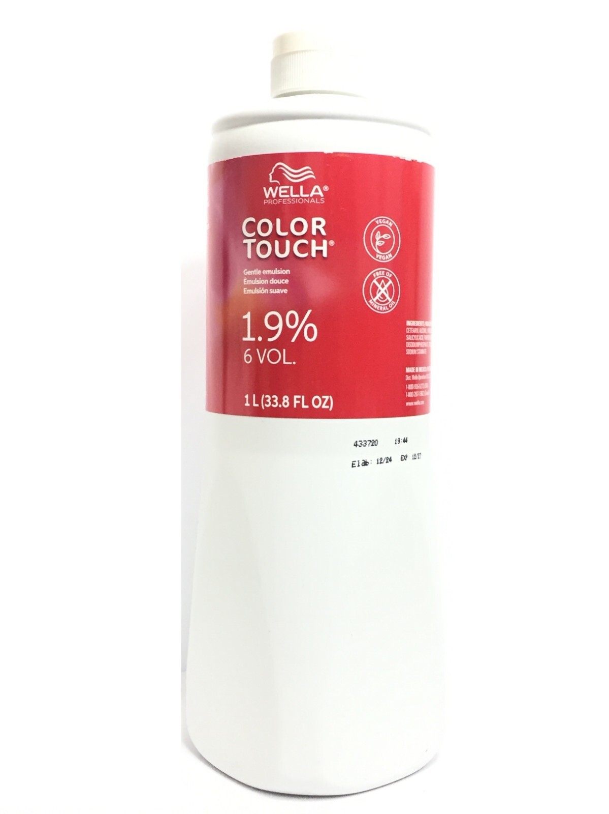Wella Color Touch Emulsion 1.9 % 6 Volume, 33.8 oz