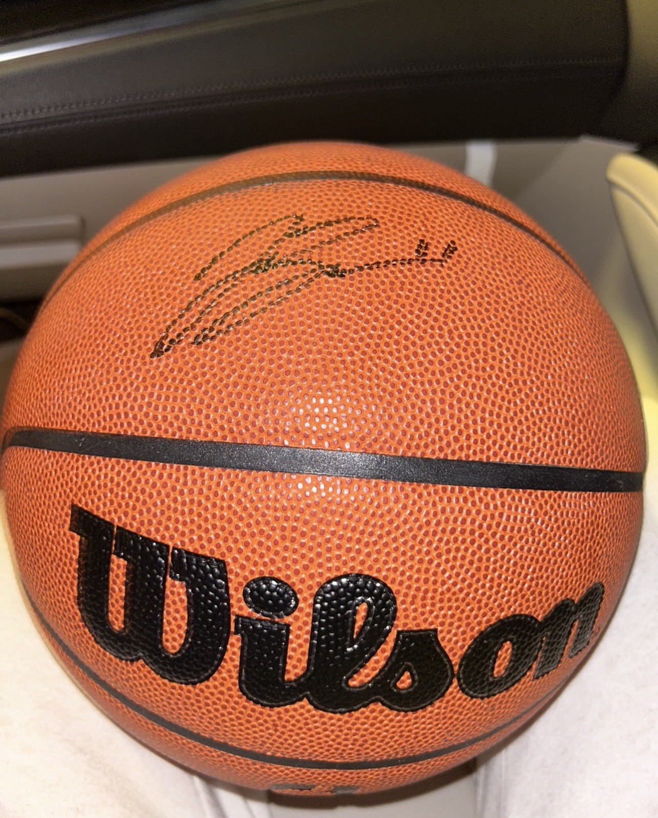 Jalen Brunson Signed Basketball New York Knicks Autograph