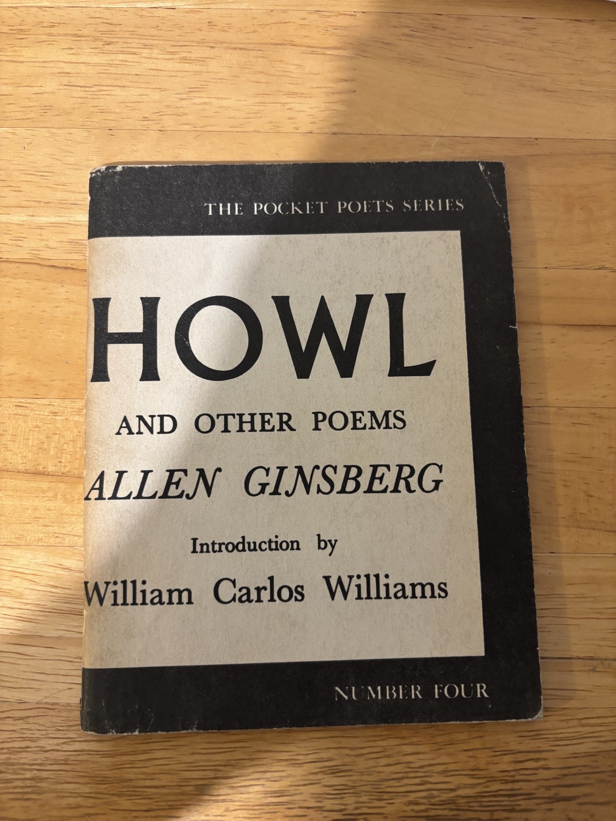 Howl and Other Poems (The Pocket Poets Series, Number Four) 1959 City Lights