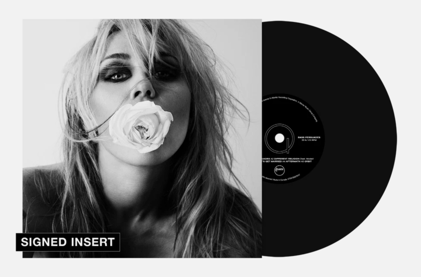 Miley Cyrus Bass Persuades Signed Vinyl LP Insert Autograph PRESALE SHIPPED Miley Cyrus Bass Persuades Signed Vinyl LP Insert Autograph PRESALE SHIPPED