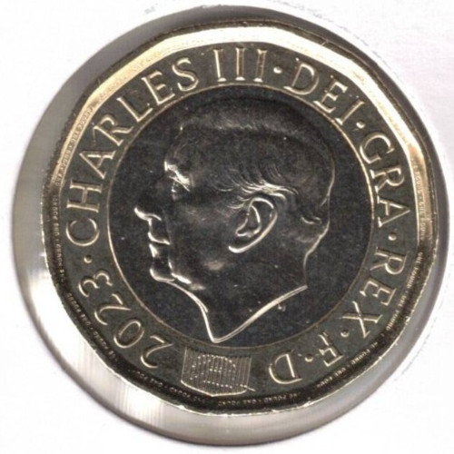 2023 Great Britain Brilliant Uncirculated 1 Pound KCIII & Bees Coin