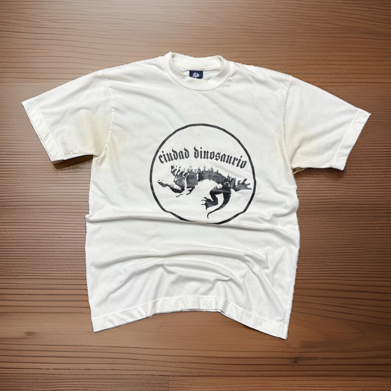 Vintage Ciudad Dinosaurio T Shirt Dinosaur T Shirt Graphic M