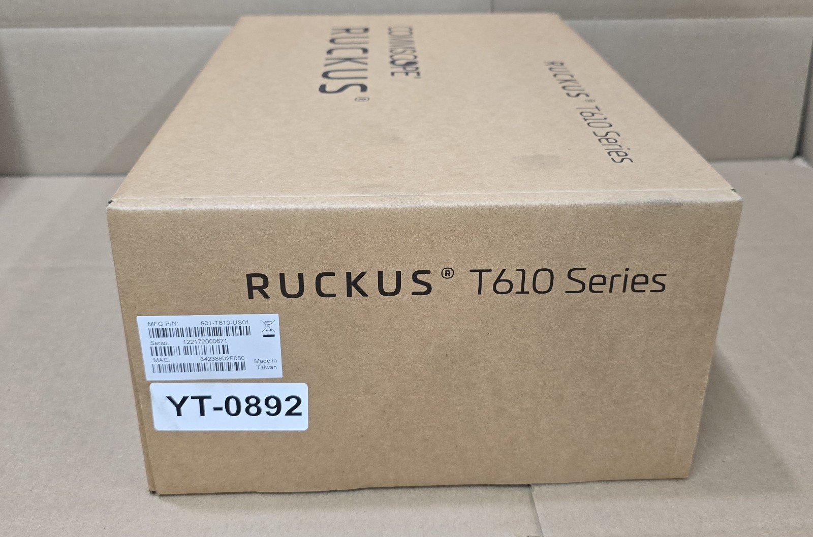 Brand New Ruckus T610 2.4GHx/5GHz Outdoor Access Point 4x4:4 901-T610-US01 Brand New Ruckus T610 2.4GHx/5GHz Outdoor Access Point 4x4:4 901-T610-US01