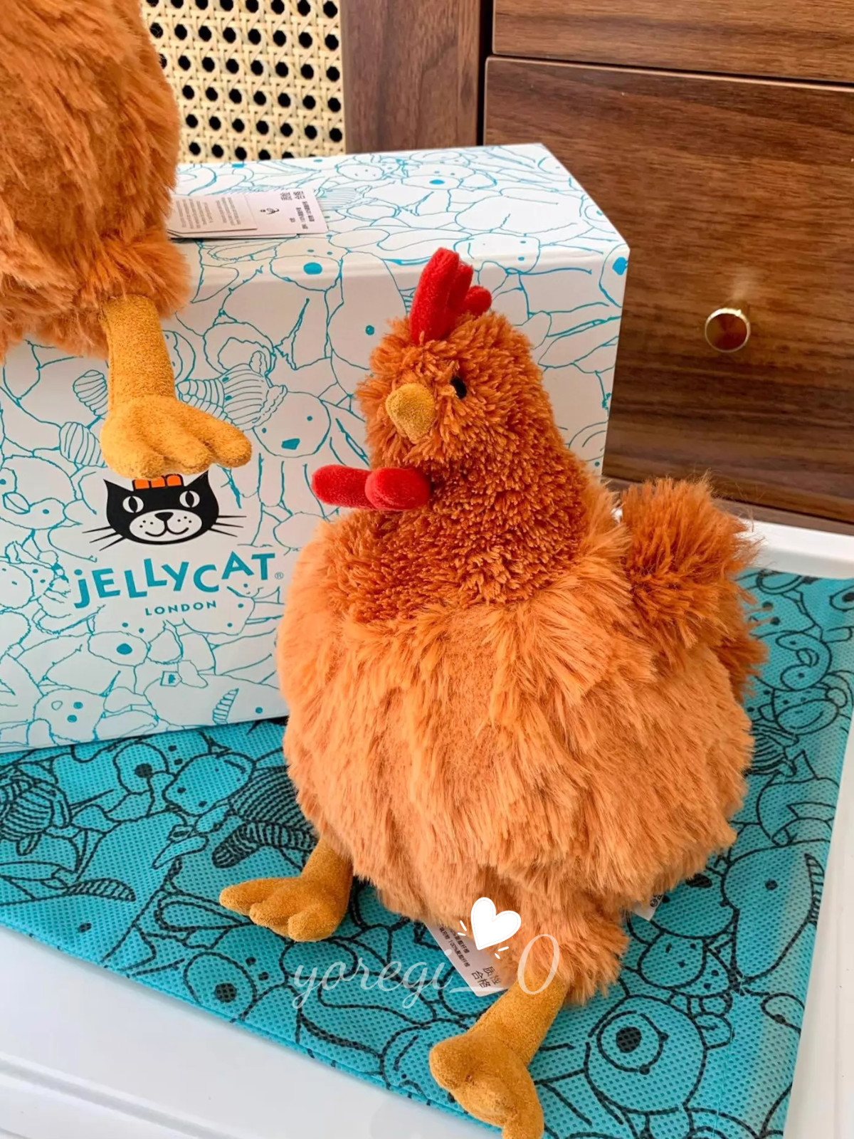 Jellycat Cecile Chicken Plush Soft Toy Kids Doll NWT Jellycat Cecile Chicken Plush Soft Toy Kids Doll NWT
