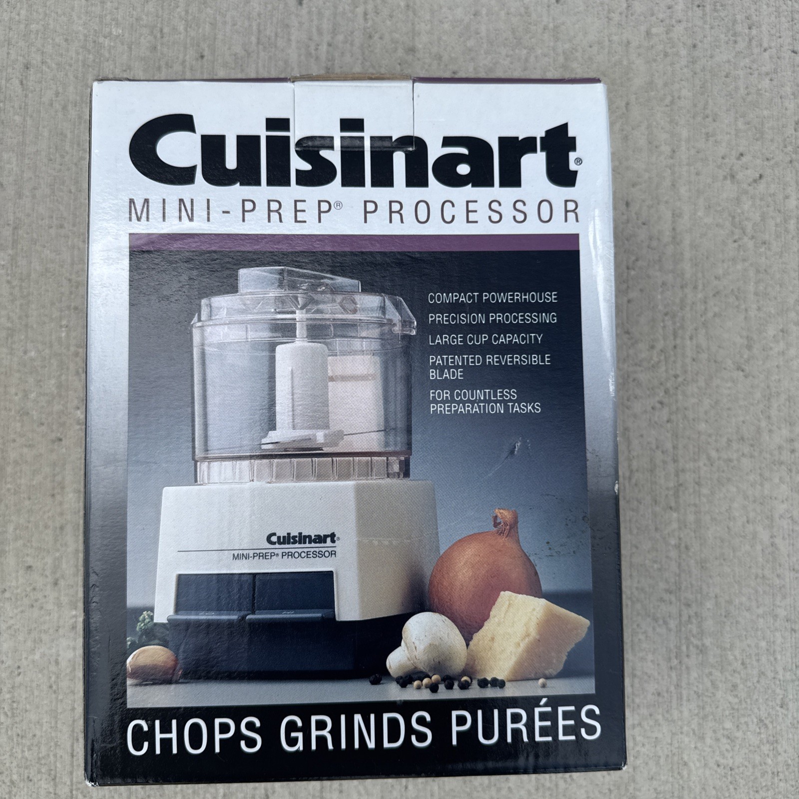 Cuisinart Mini-Prep Food Processor DLC-1 Chopper 2-Speed Grinder - New Open Box