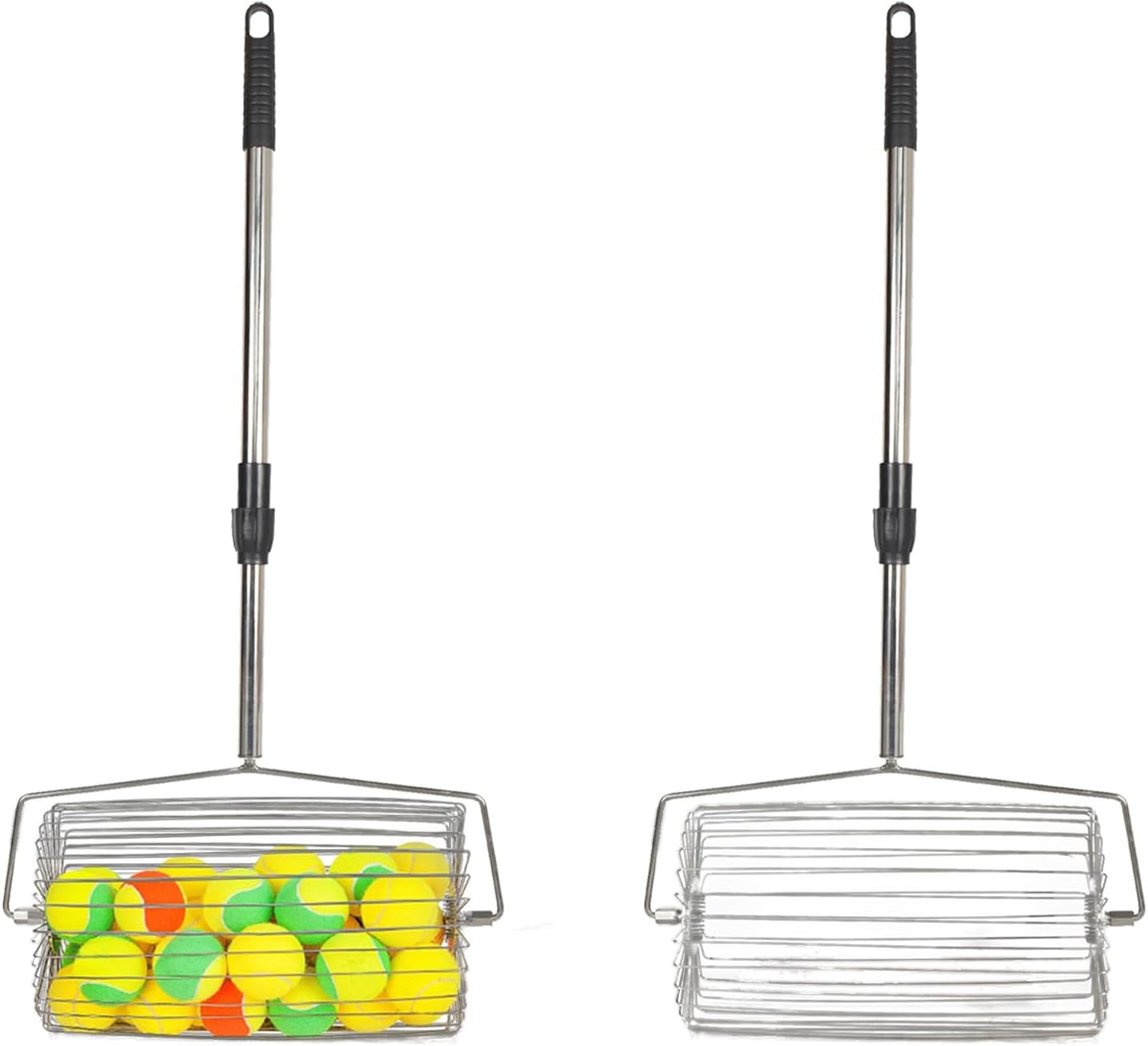 Tennis Ball Picker Retractable Metal Tennis Ball Retriever Multifunction Ball Co