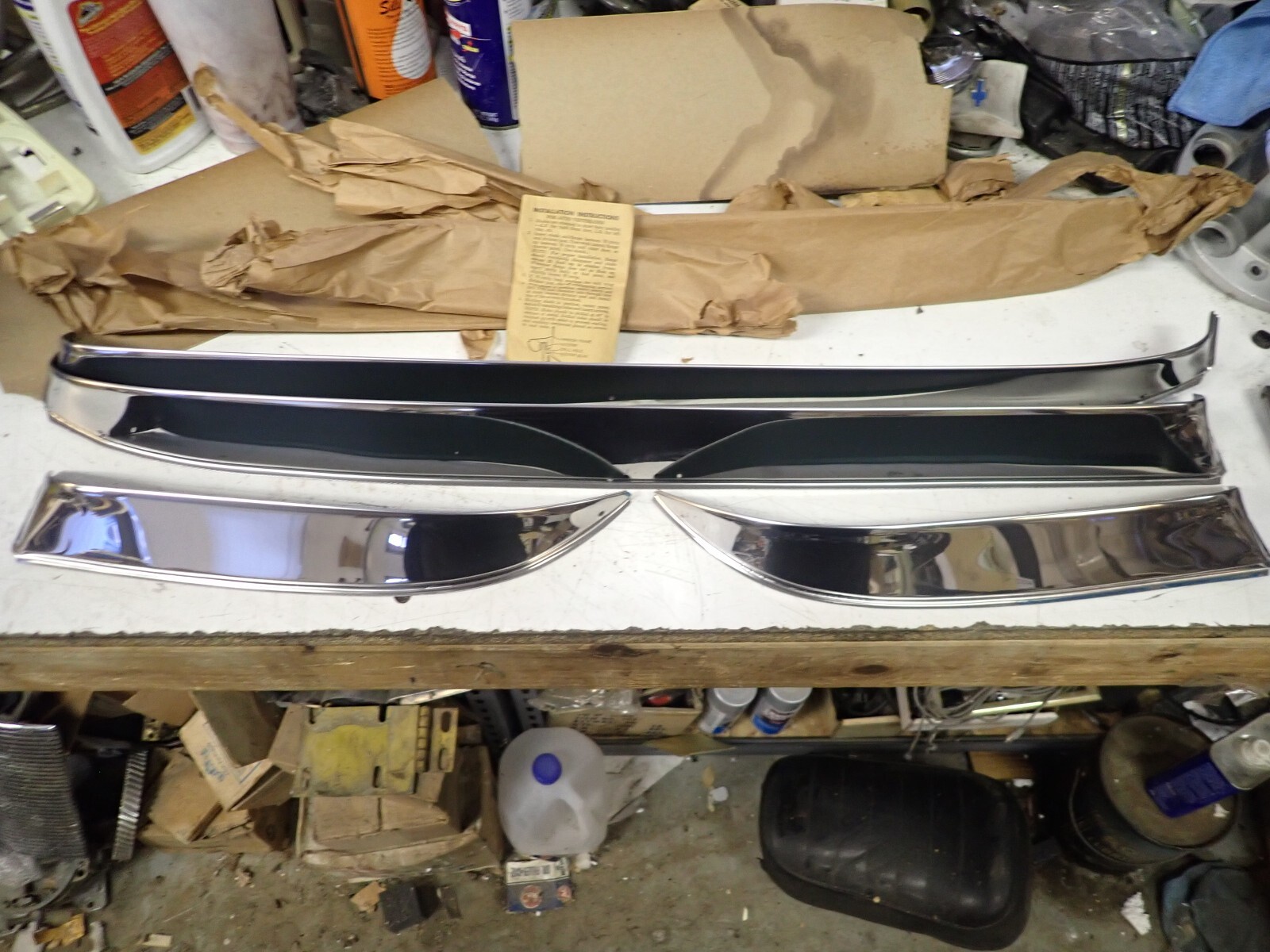 NOS 1961 1962 Chevrolet Pontiac Buick Oldsmobile 2 Dr Sedan Chrome Ventshades