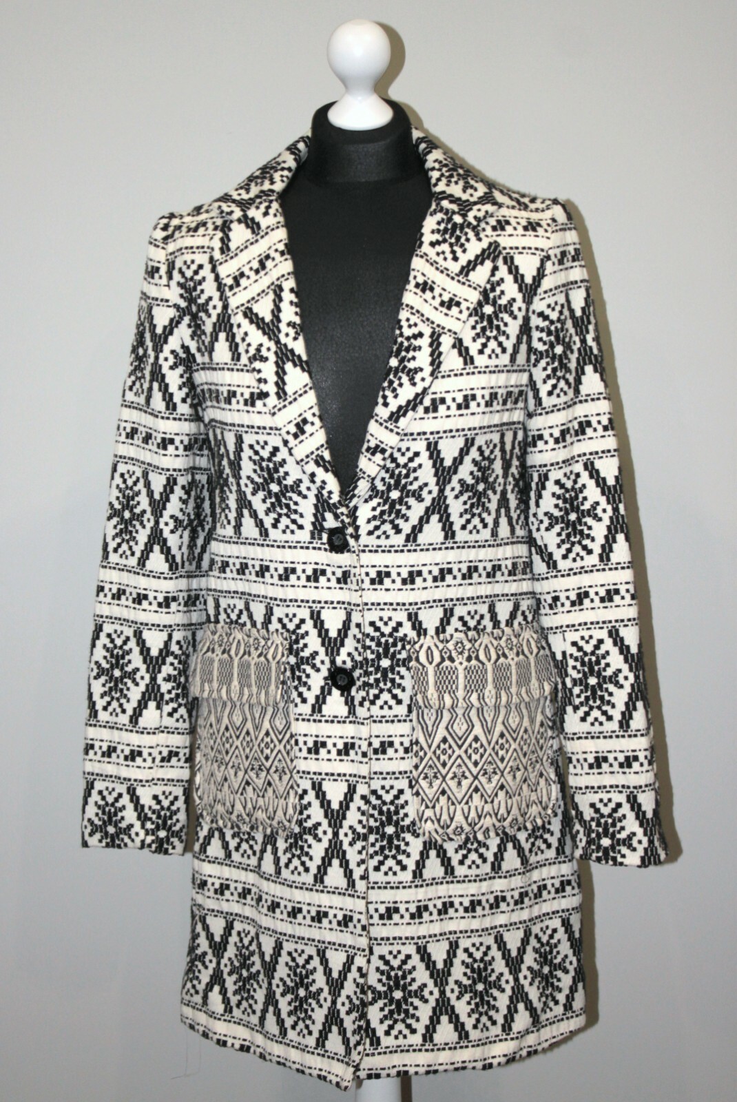 Desigual by Christian Lacroix Asha 61E2LA0 womens jacket coat Size 38 Desigual by Christian Lacroix Asha 61E2LA0 womens jacket coat Size 38