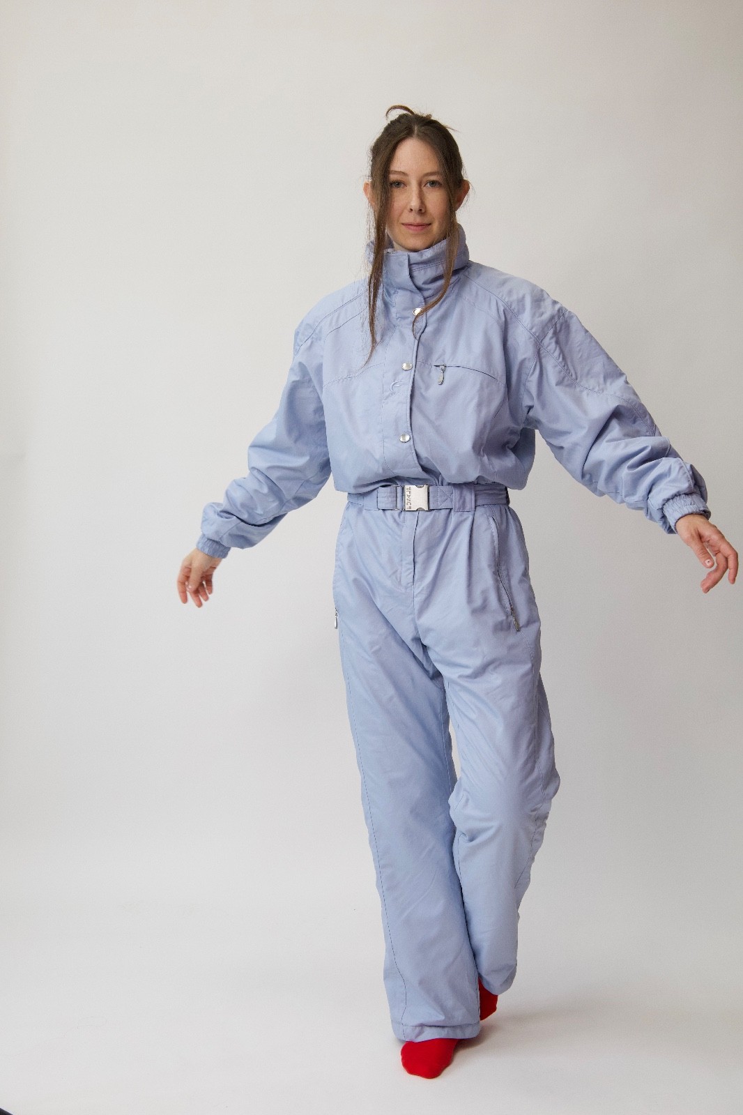 Vintage Fusalp Ski Suit Powder Blue Snowsuit Evolution Performer
