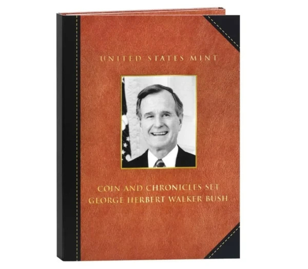 2020 George H.W. Bush Coin & Chronicles Set Reverse Proof 1 oz Silver Medal 2020 George H.W. Bush Coin & Chronicles Set Reverse Proof 1 oz Silver Medal