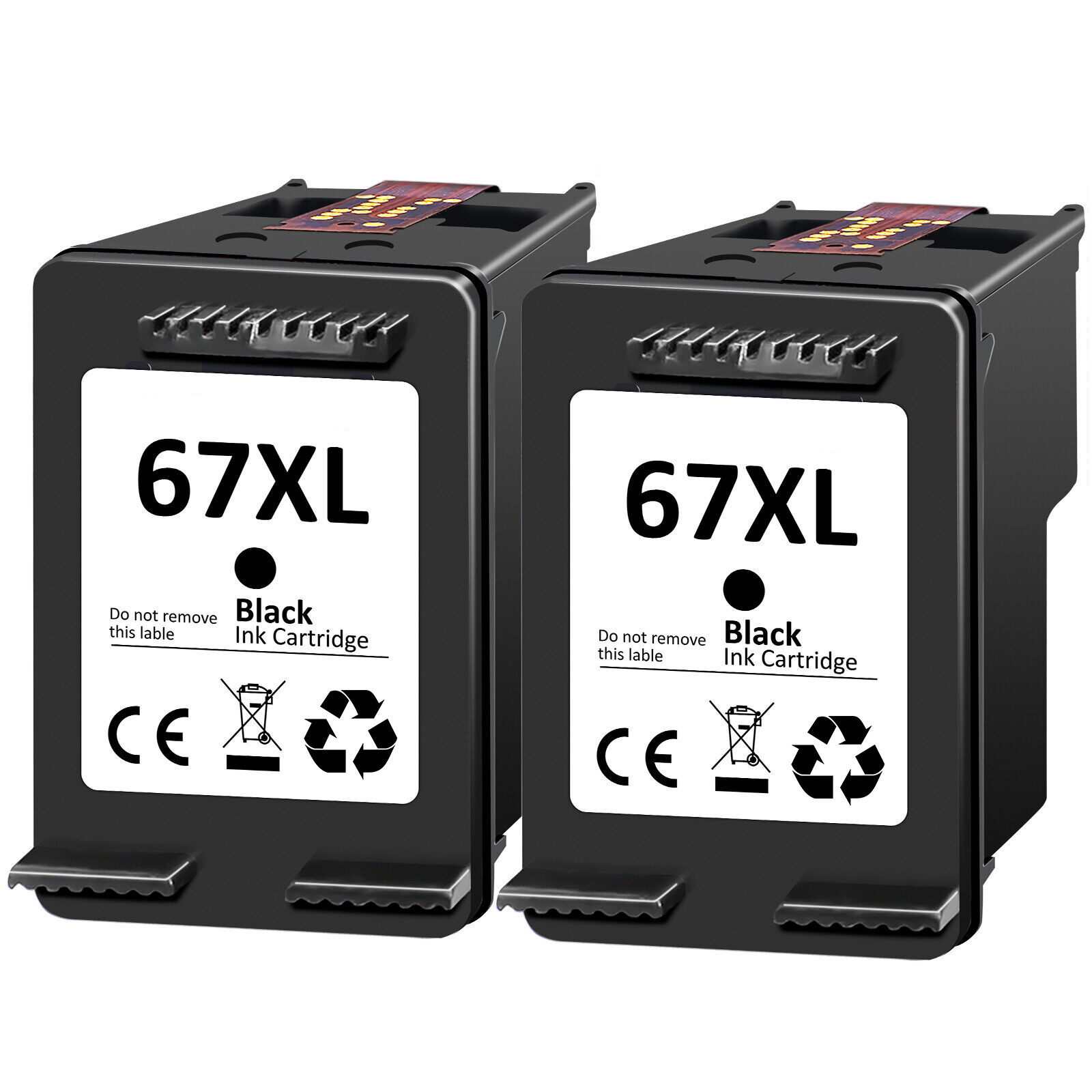 1-3PK 67-XL  67XL XXL Black & Color Ink for HP Deskjet 4155e Plus 4122 4132 4155