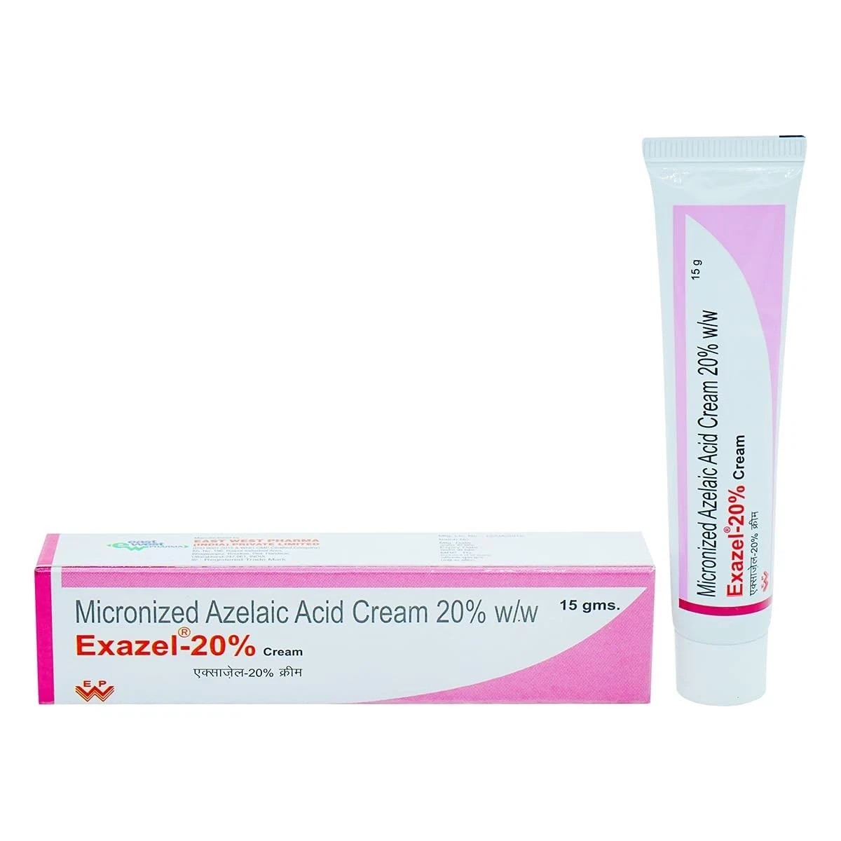 Exazel 20% Cream 15gm micronized | Azelaic Acid (20% w/w) Pack of 2