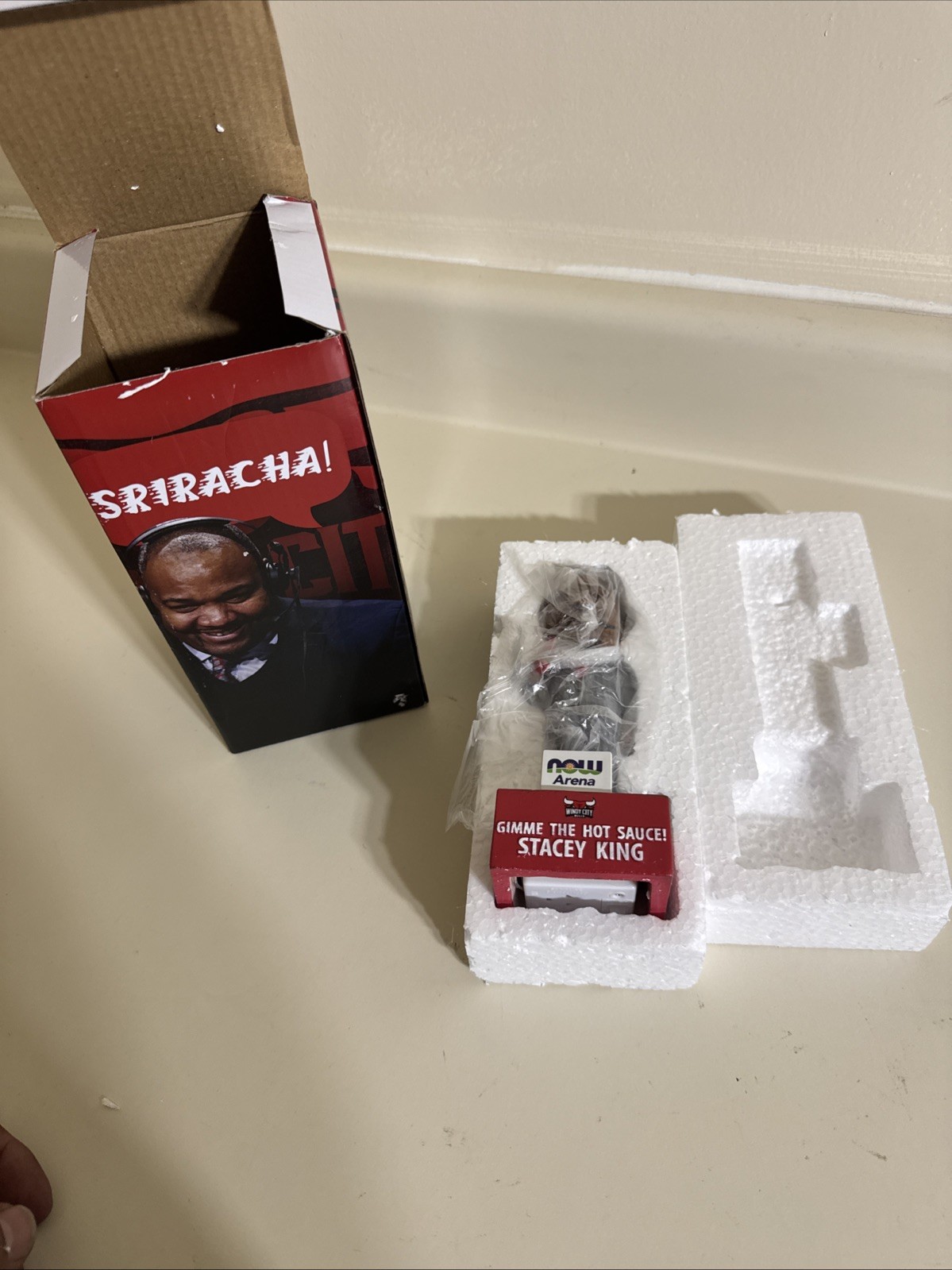 Stacey King “Gimme The Hot Sauce” Bobblehead Windy City Bulls Chicago Bulls NEW Stacey King “Gimme The Hot Sauce” Bobblehead Windy City Bulls Chicago Bulls NEW