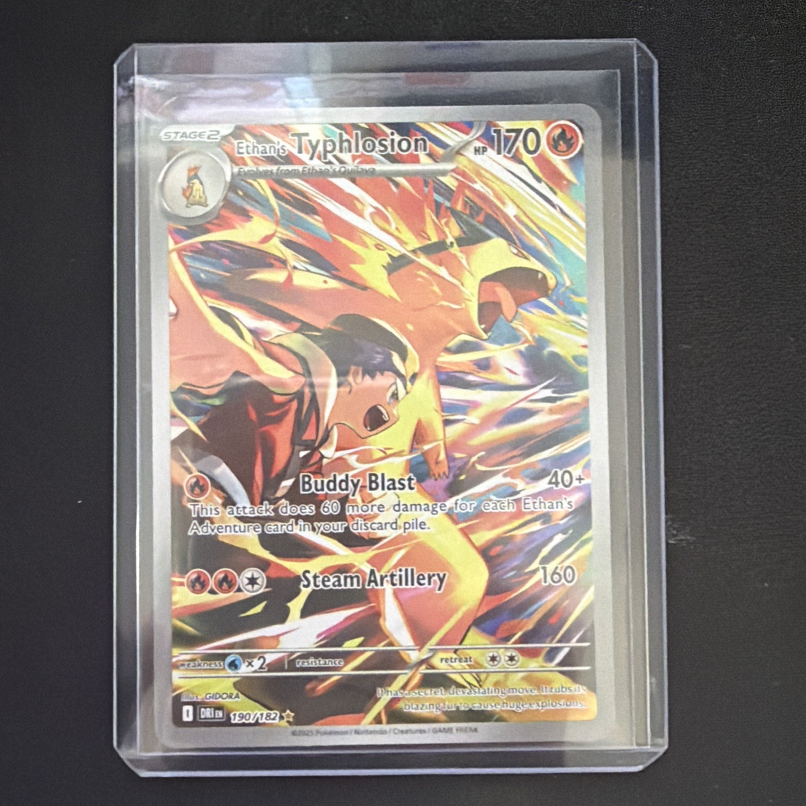 The Pokemon Company Ethan\'s Typhlosion 190/182 SV10 IR Full Art Holo ENG