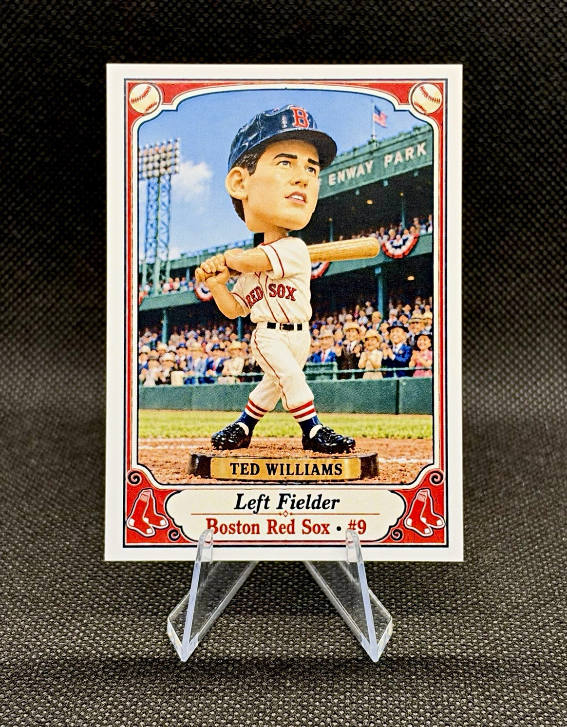 Ted Williams Bobblehead Style Custom ACEO Art Card Boston Red Sox MLB HOF ⚾️ Ted Williams Bobblehead Style Custom ACEO Art Card Boston Red Sox MLB HOF ⚾️