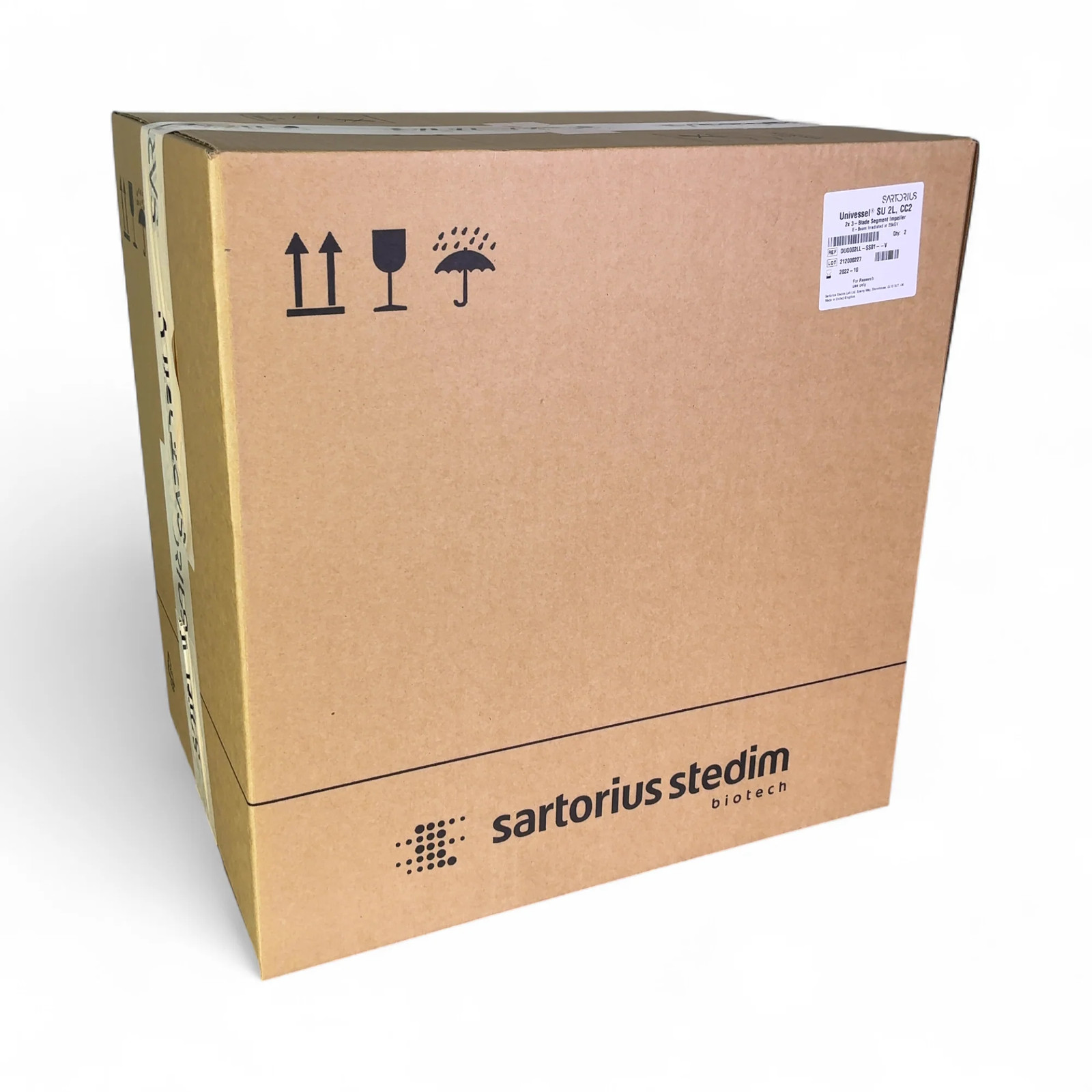 Sartorius Univessel SU 2L, CC2 2x 3-Blade Segment Impeller DUO002LL-SS01--V