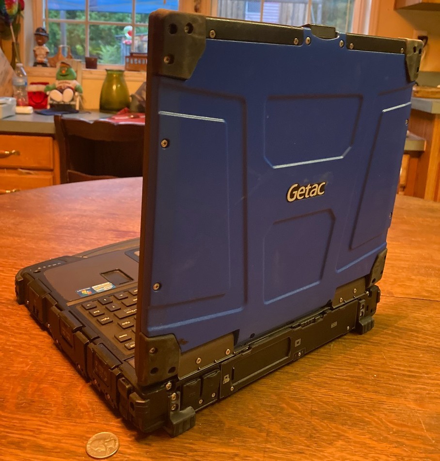 Blue Getac Toughbook Laptop Win 11 i5 2.6ghz 8gb 250gb Dual Battery Touch Blue Getac Toughbook Laptop Win 11 i5 2.6ghz 8gb 250gb Dual Battery Touch
