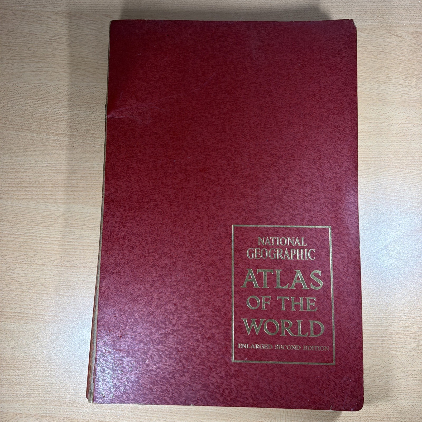 1966 National Geographic Atlas of the World Enlarged 2nd Edition Vintage