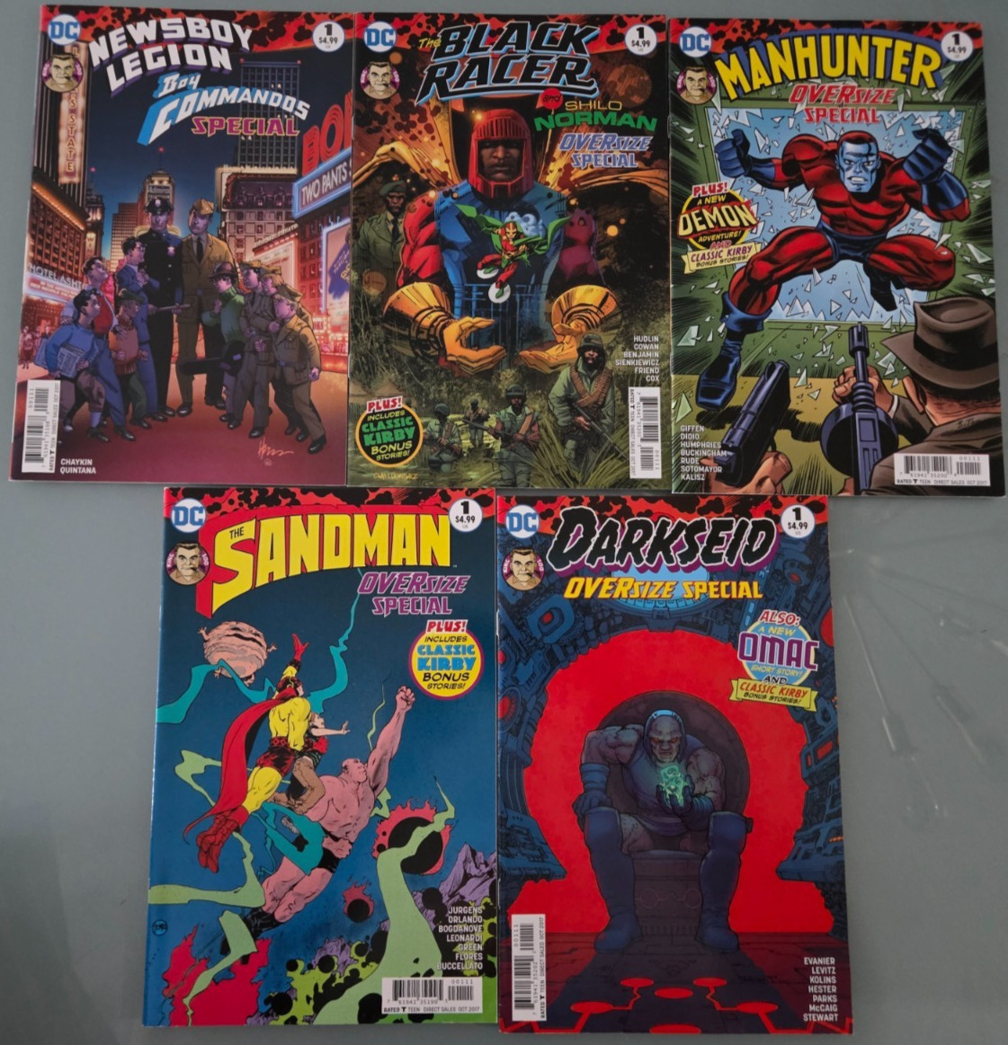DC FOURTH WORLD OVERSIZE SPECIALS Set of 5 Issues (2017) DC COMICS JACK KIRBY