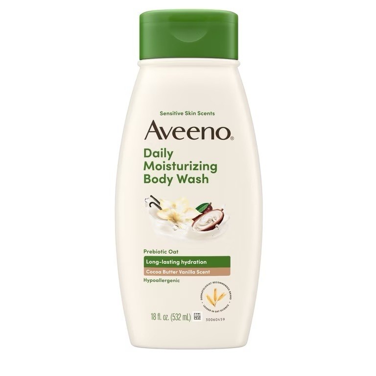 Aveeno Daily Moisturizing Body Wash for Dry & Sensitive Skin + Prebiotic... Aveeno Daily Moisturizing Body Wash for Dry & Sensitive Skin + Prebiotic...