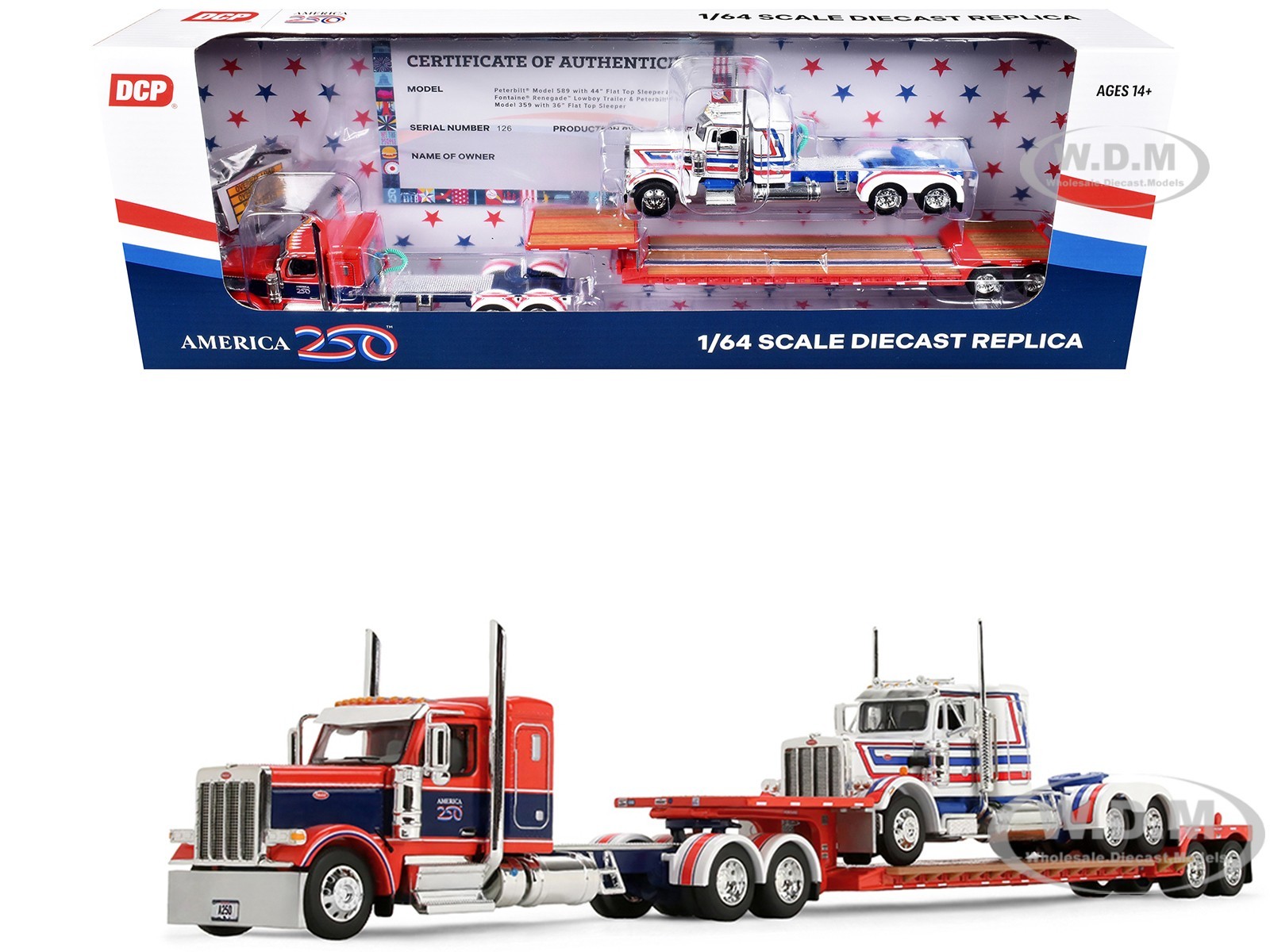 PETERBILT 589 & 359 W/LOWBOY TRAILER \ PETERBILT 589 & 359 W/LOWBOY TRAILER \