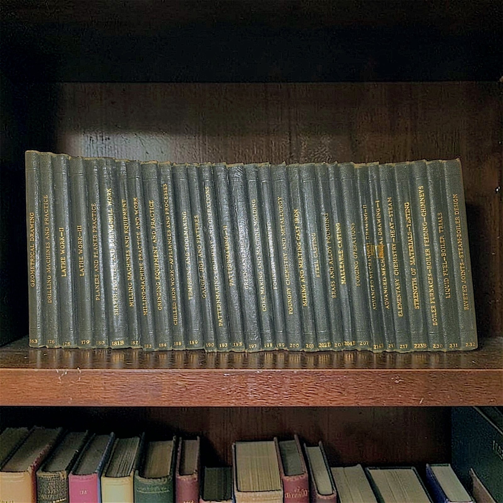VERY RARE Antique 30-Volume ICS Technical Library (1916 Edition) VERY RARE Antique 30-Volume ICS Technical Library (1916 Edition)