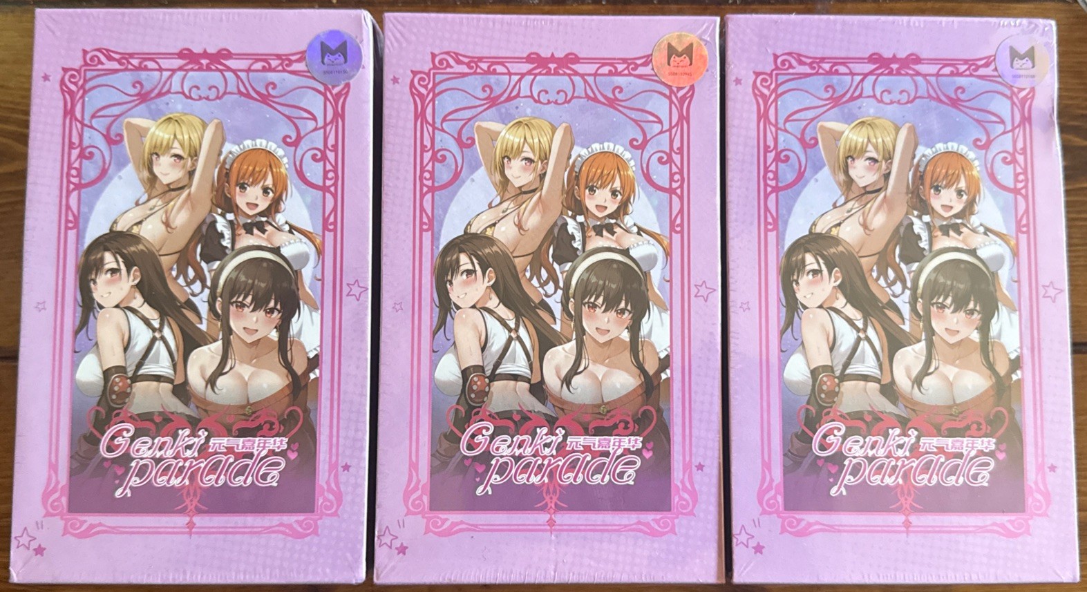 Genki Parade #1 Card Anime Spicy Waifu. 3 boxes Out of print 