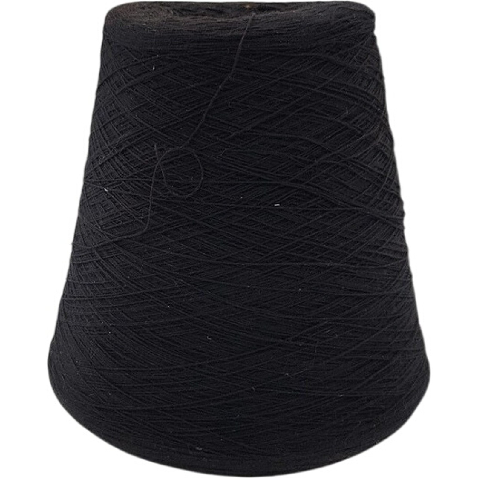 Spectrum Dyed Yarn Cotton Black 16/2 Vintage Karded Knitting Cone Yarn