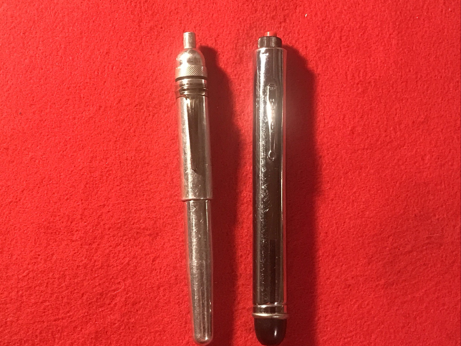 Vintage Antique Gas Station Micro Pen Light And Pen Oiler