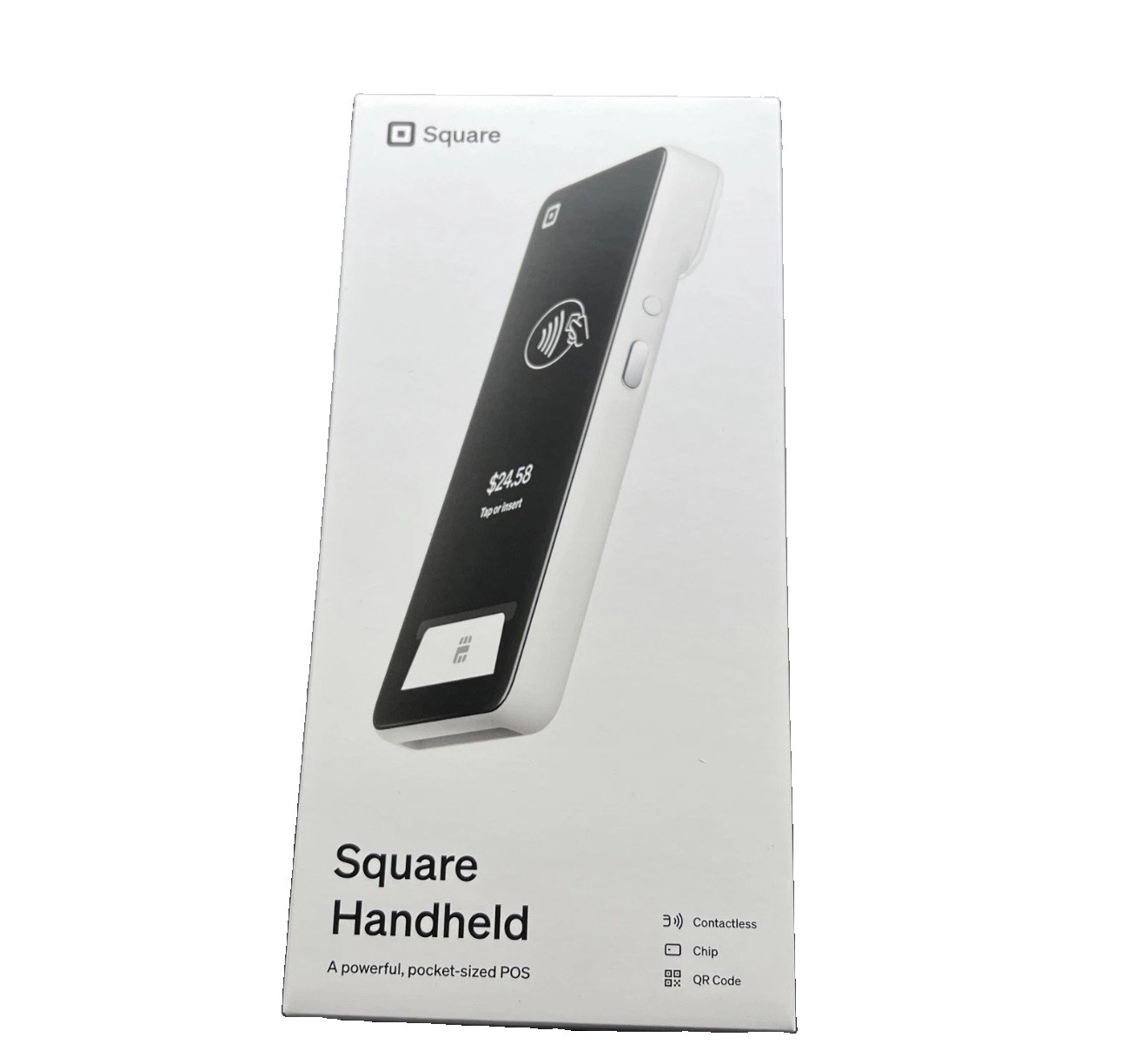 New Square Handheld Portable POS Credit Card Machine to Accept Payments White