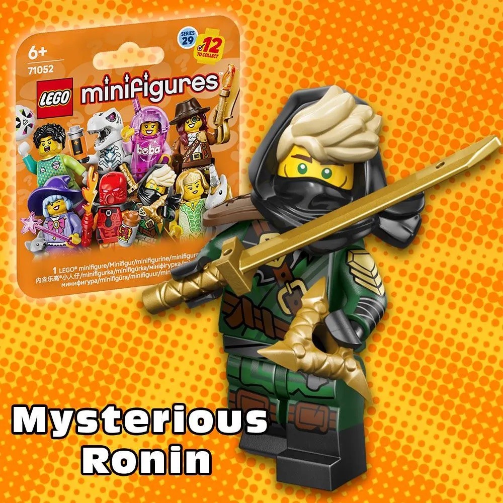 LEGO Series 29 Mysterious Ronin (Lloyd) Sealed CMF Minifigure New LEGO Series 29 Mysterious Ronin (Lloyd) Sealed CMF Minifigure New