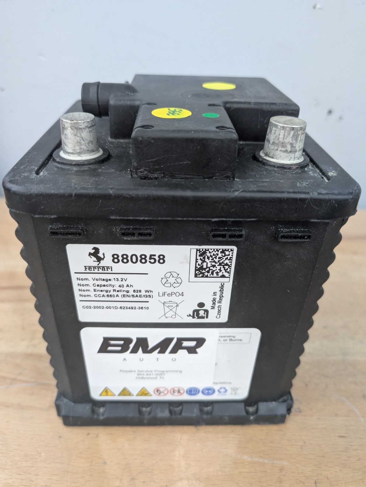 FERRARI F90 LITHIUM ION BATTERY -937713 - Repair Service -
