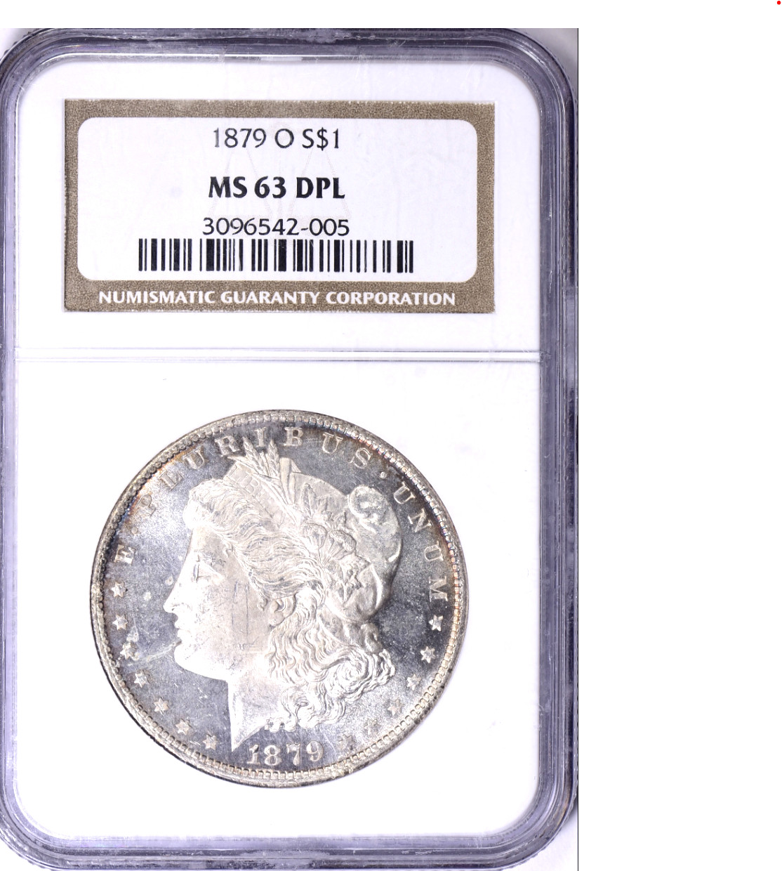 1879-0 Morgan Silver Dollar ~ NGC  MS-63 DMPL {Deep Mirror Proof Like}
