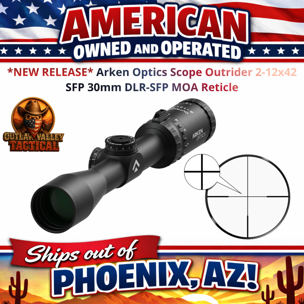 Arken OUTRIDER 2-12×42 SFP Non-Illuminated DLR Reticle – 30mm Arken OUTRIDER 2-12×42 SFP Non-Illuminated DLR Reticle – 30mm