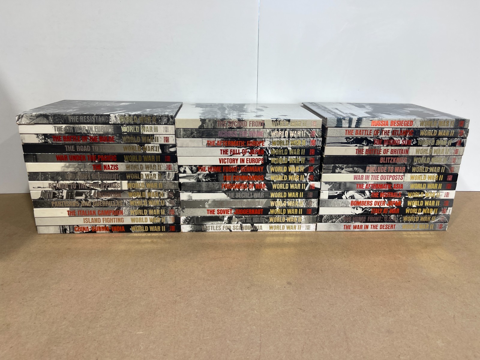 Time Life World War II Complete Set 39 Volumes WWII History Hardcover Books HC Time Life World War II Complete Set 39 Volumes WWII History Hardcover Books HC