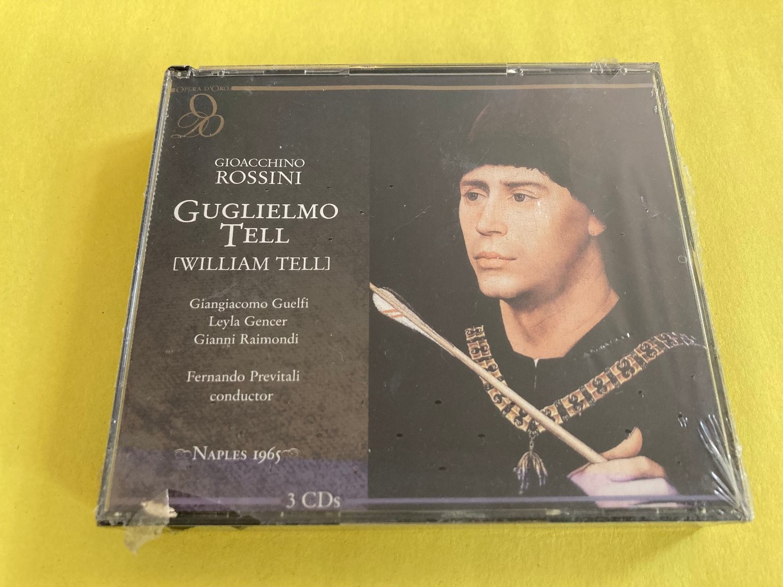 Rossini – Guglielmo Tell CD 2006 Opera D'Oro 3-CD Set Live 1963 Naples Previtali