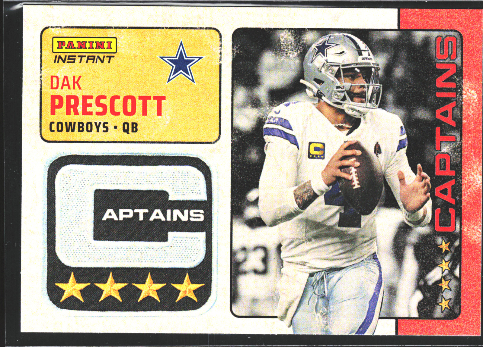 Dak Prescott Football Card 2024 Panini Captains Limited Only 351 Made