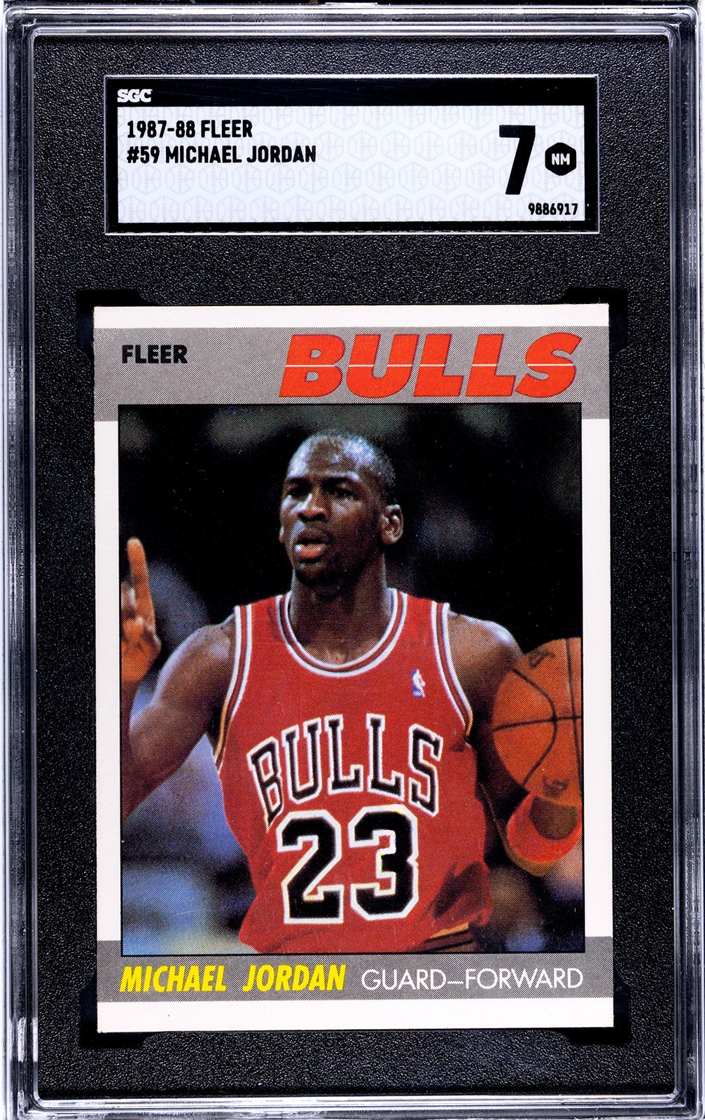 1987-88 Fleer Michael Jordan #59 SGC 7 NM *JUST GRADED, LOOKS NICER*