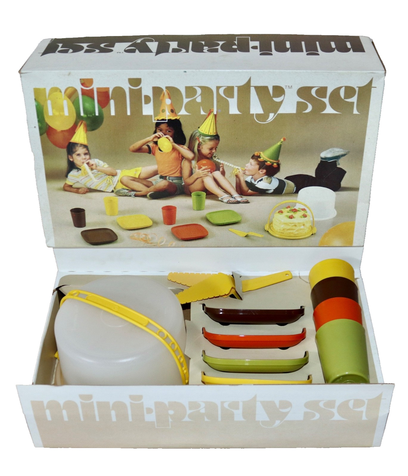 Tupperware Tupper Toys Mini Party Set Children’s Party Set 1980 Complete Unused