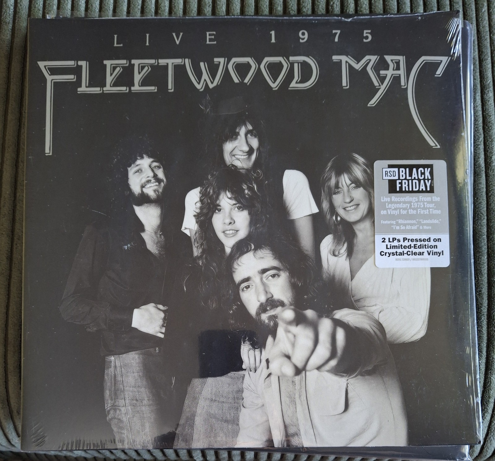 Fleetwood Mac Live 1975 2LP  Clear Vinyl RSD Record Store Day 2025 LTD ED SEALED