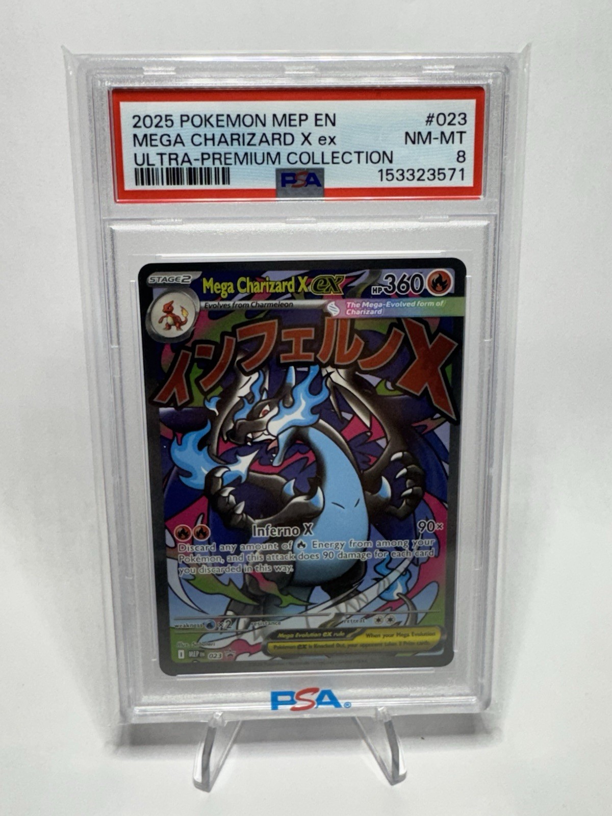 Mega Charizard X ex 023 Me: Mega Evolution Promo Holo