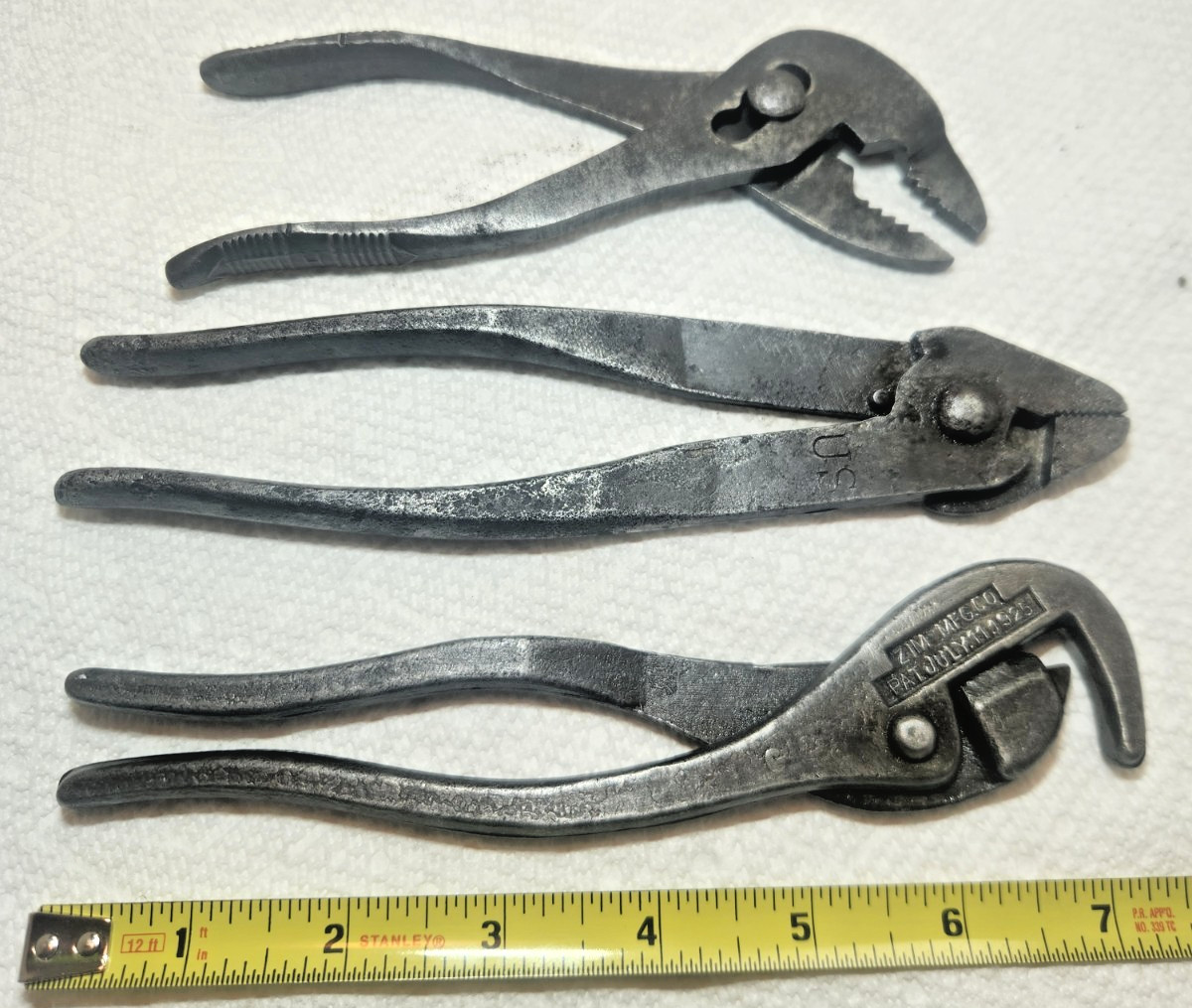 3 Pair Vintage Antique Pliers U.S. Zim Harrold Unique Tools Use or Collect 3 Pair Vintage Antique Pliers U.S. Zim Harrold Unique Tools Use or Collect