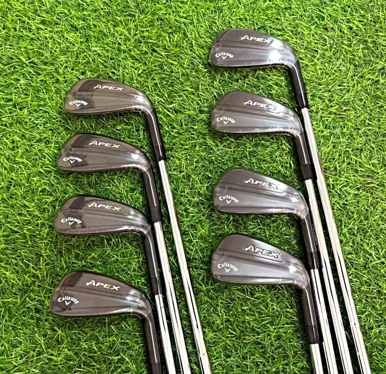 Callaway Apex Ti Fusion 6-Club Iron Set 5-PW Right-Handed RH Steel Black/Silver Callaway Apex Ti Fusion 6-Club Iron Set 5-PW Right-Handed RH Steel Black/Silver