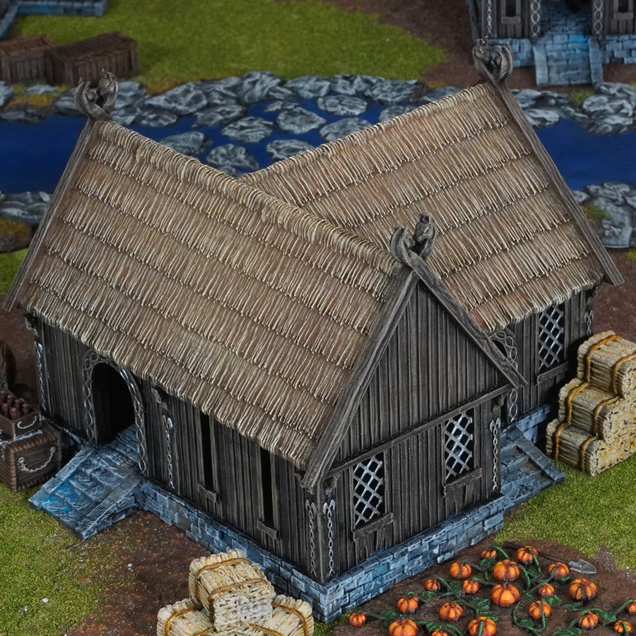 Horse Lords Merchant House 28mm LOTR  Dungeons & Dragons Tabletop Terrain