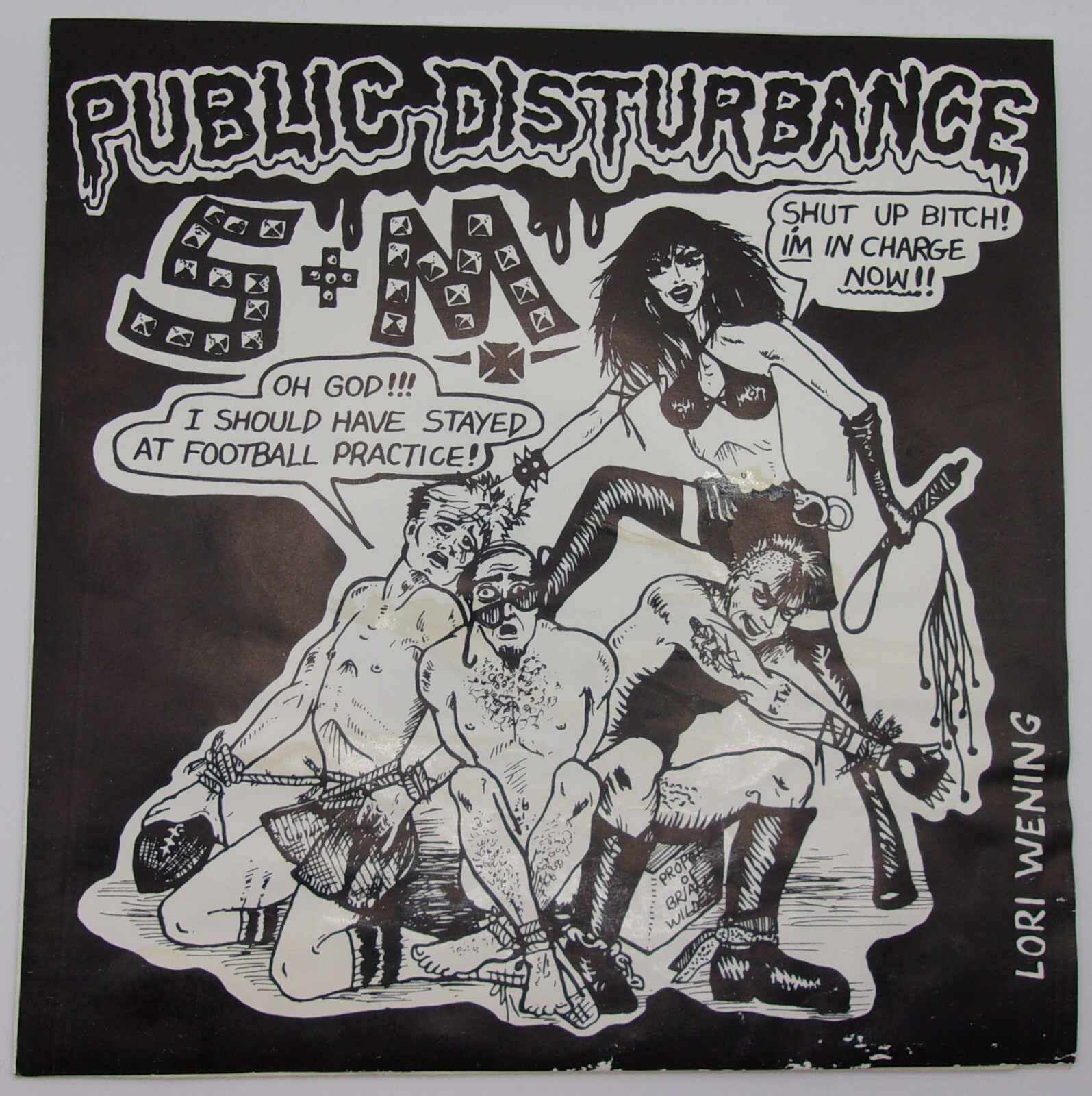 PUBLIC DISTURBANCE Original S & M 3 Song EP 011 ON MUTHA RECORDS Vinyl is Mint