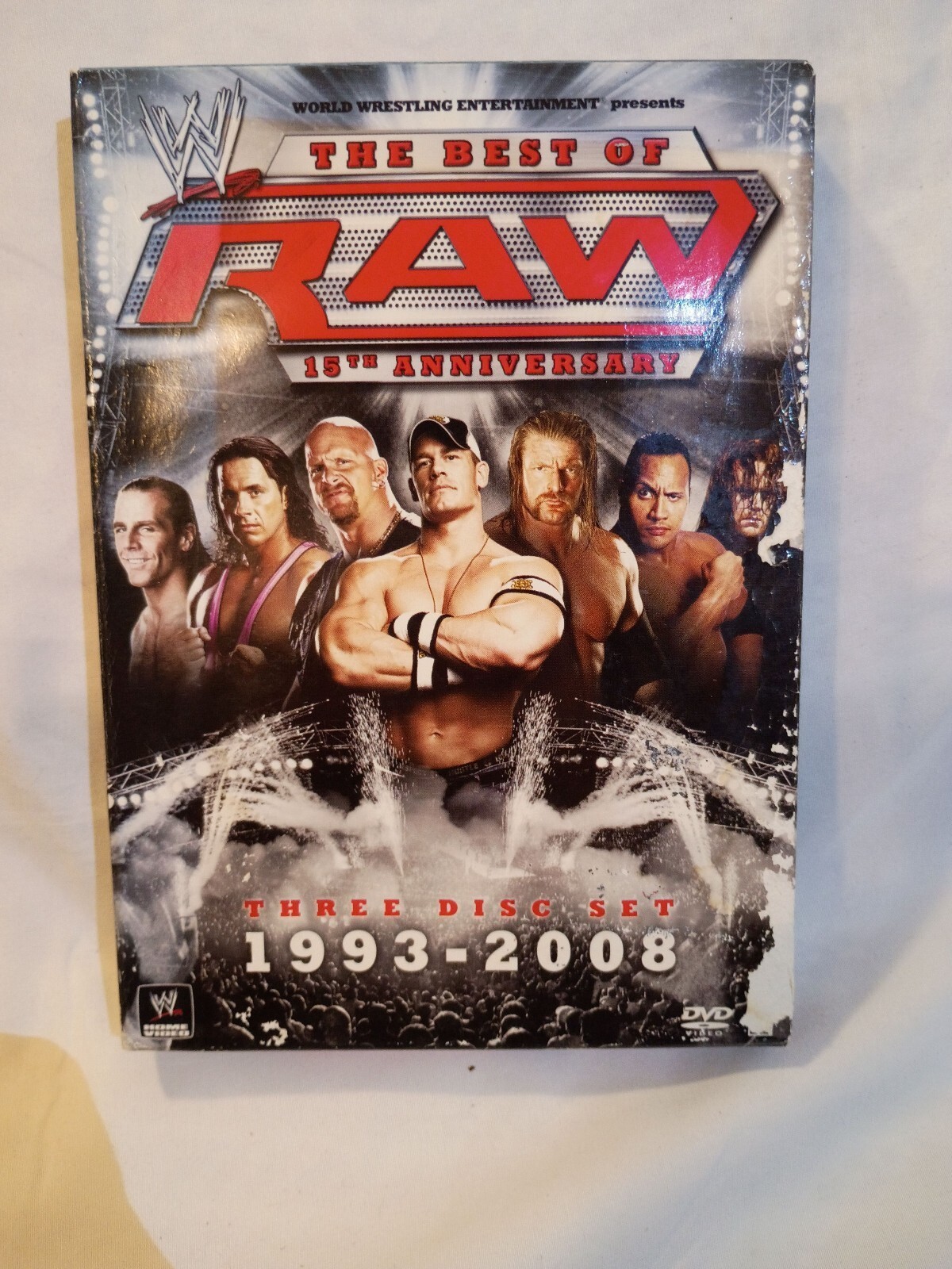 WWE The Best of Raw 15th Anniversary 3-Disc DVD Set 1993-2008