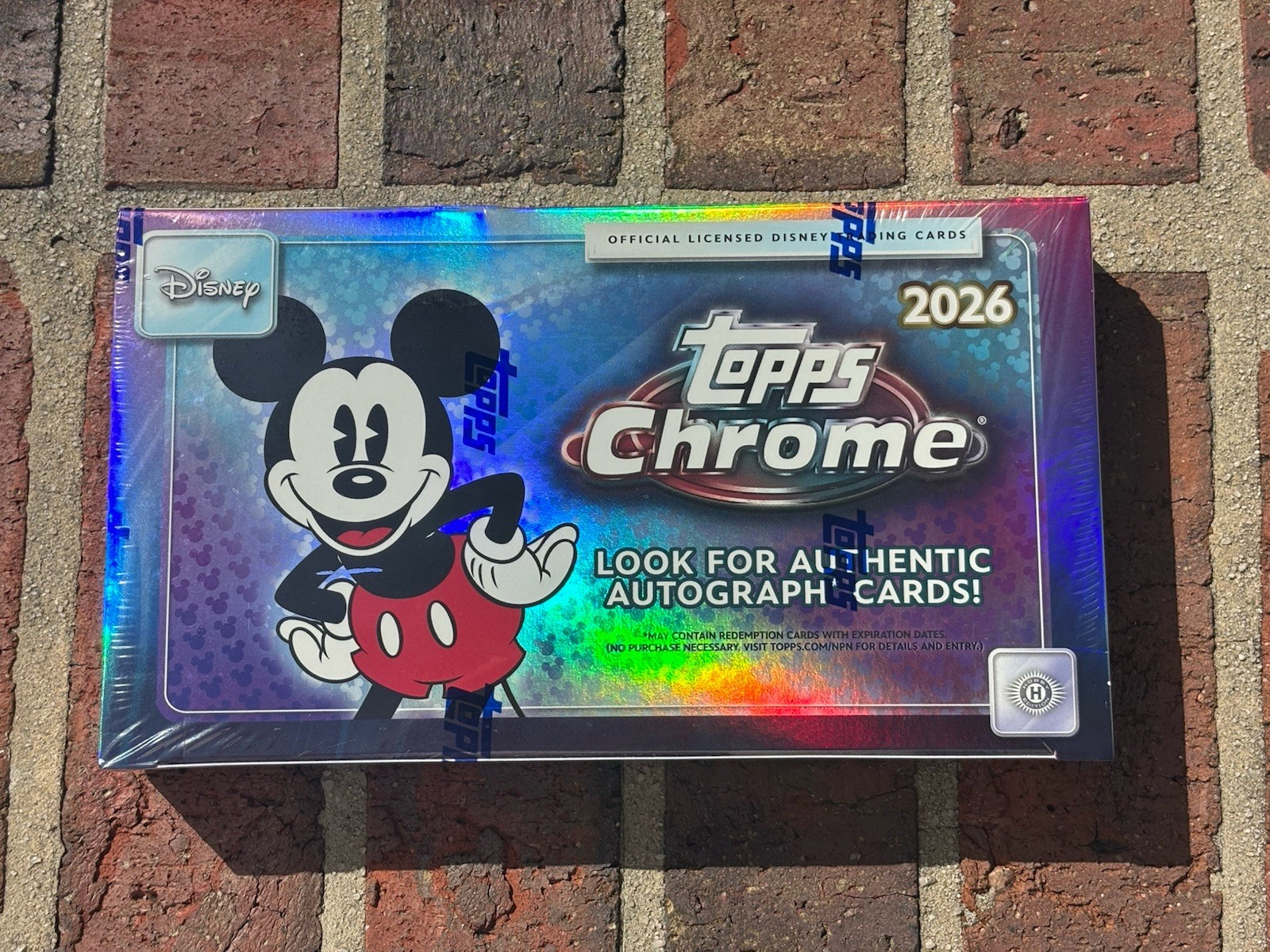 2026 TOPPS CHROME DISNEY HOBBY BOX (72 Cards) Brand New SEALED *SHIPS TODAY* 2026 TOPPS CHROME DISNEY HOBBY BOX (72 Cards) Brand New SEALED *SHIPS TODAY*