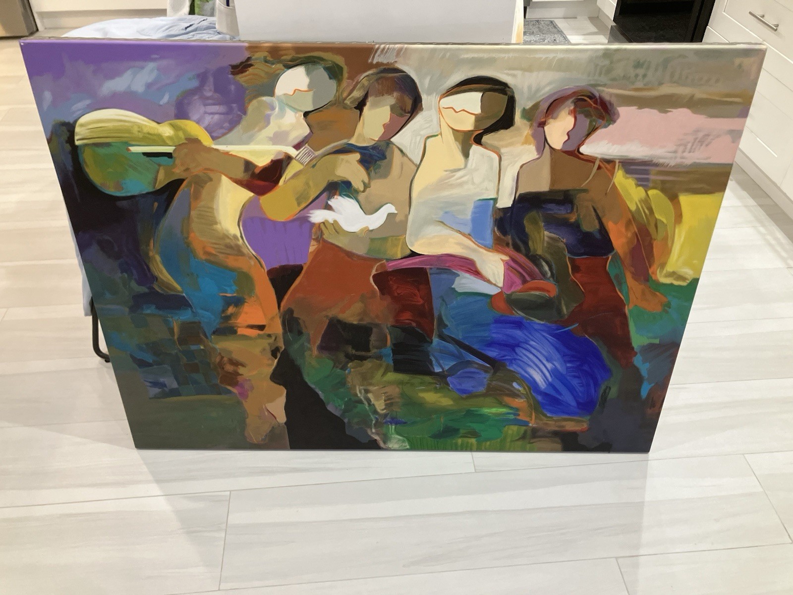 Hessam Abrishami Free From Time Painting